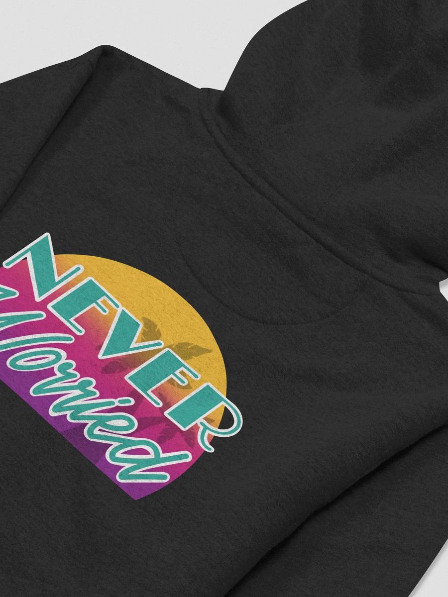 Teal Never Worried Cotton Hoodie product image (4)