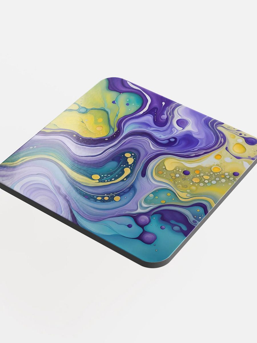 Cosmic Harmony Fluid Art Coaster product image (4)