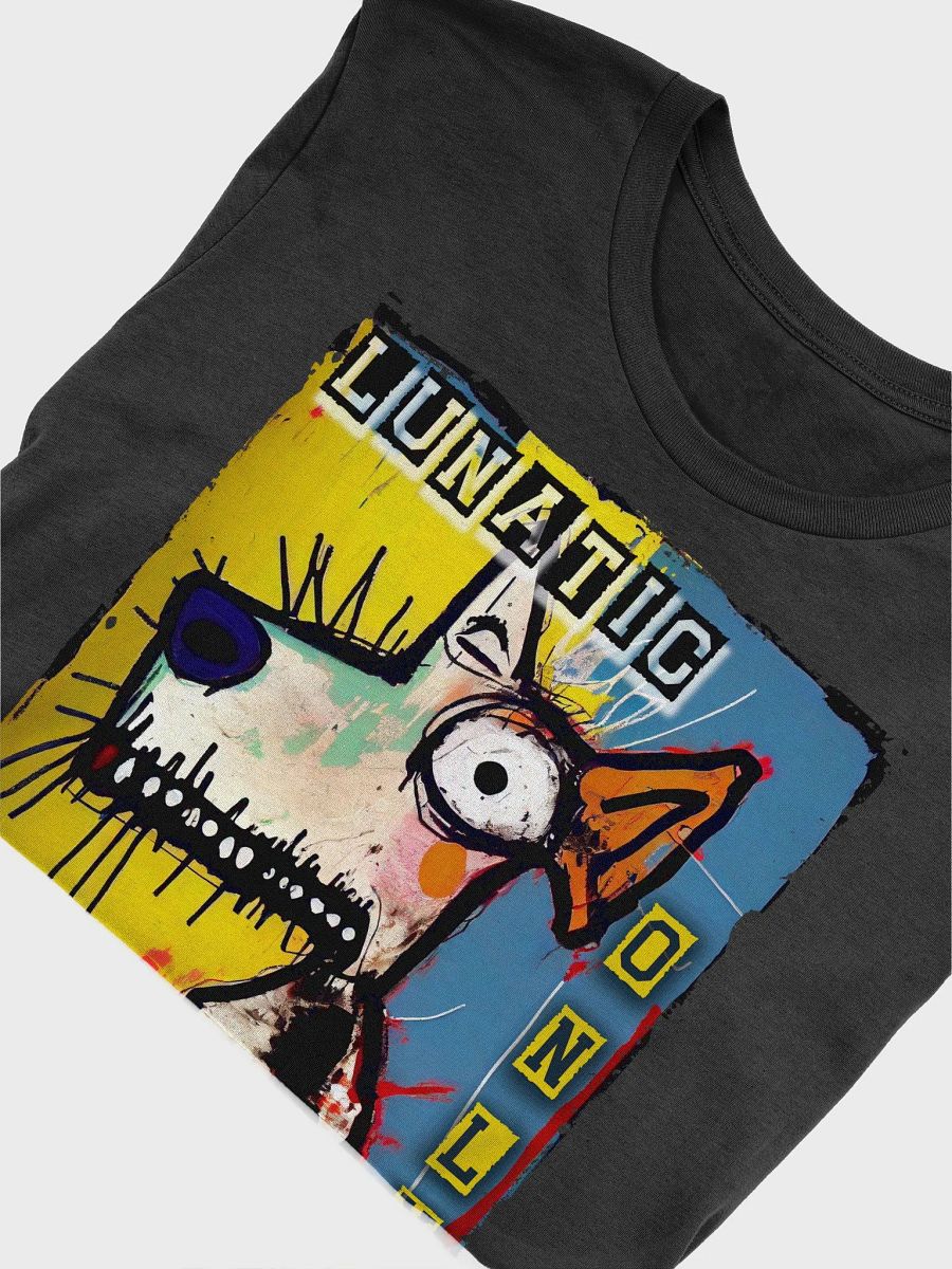 "Lunatic Licks" Abstract Dog Graphic Unisex T-Shirt product image (4)