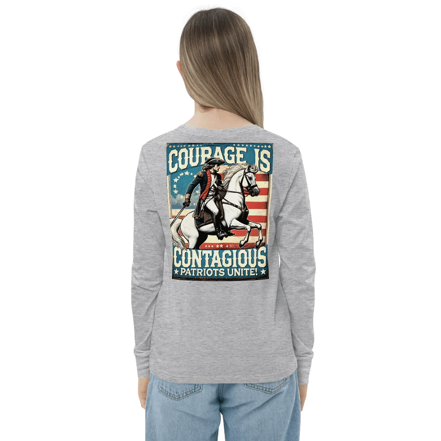 Courageous Patriots Youth Long Sleeve T-Shirt product image (24)