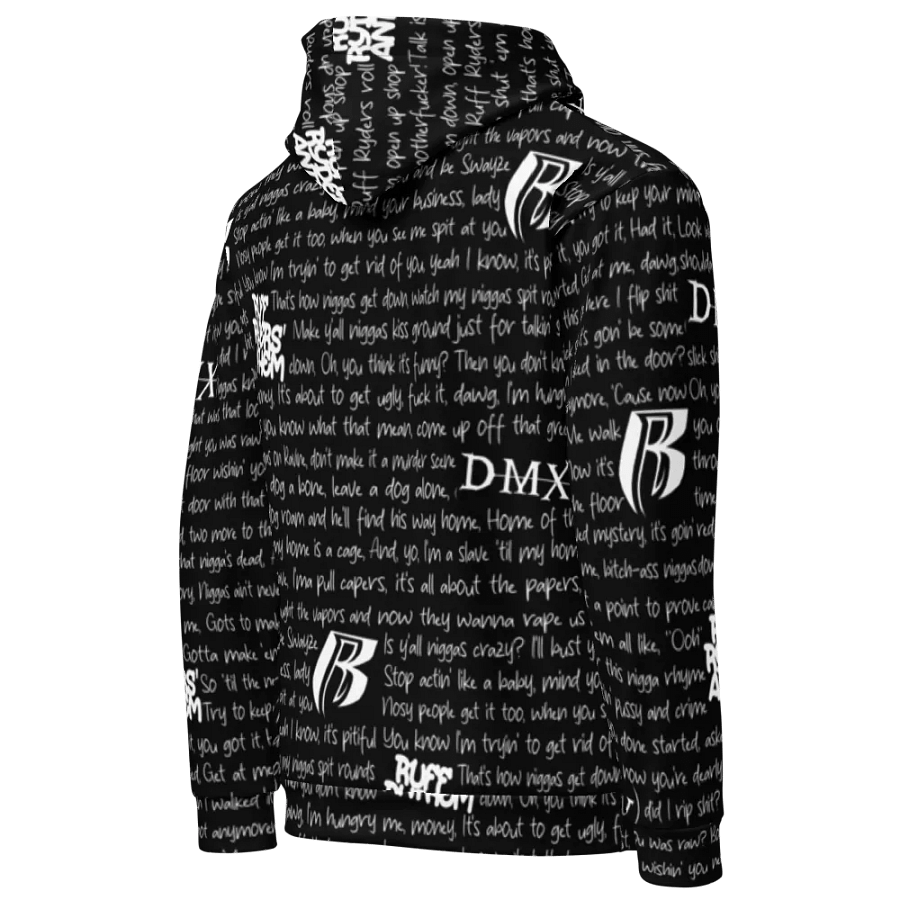 Ruff Ryders' Anthem - DMX - BLACK - Unisex Hoodie product image (4)