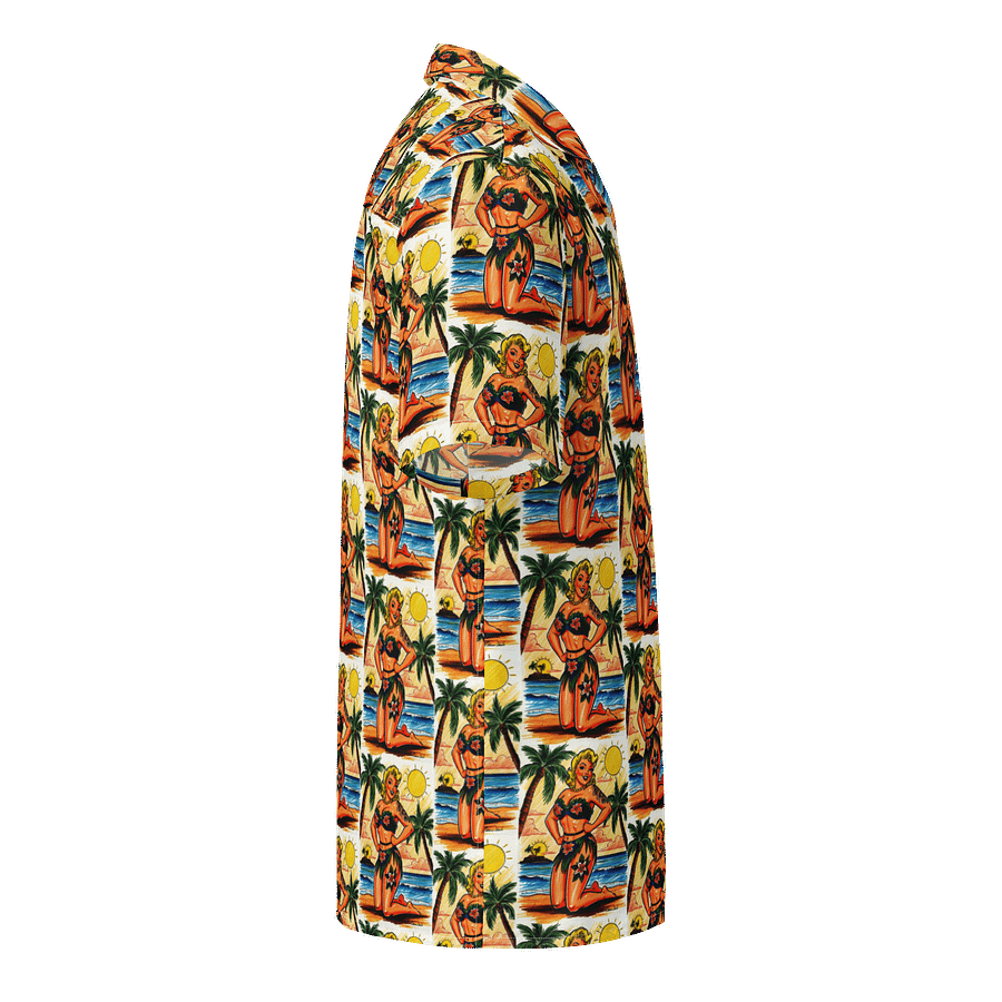 Hula Pin-up Girl Hawaiian Shirt product image (4)