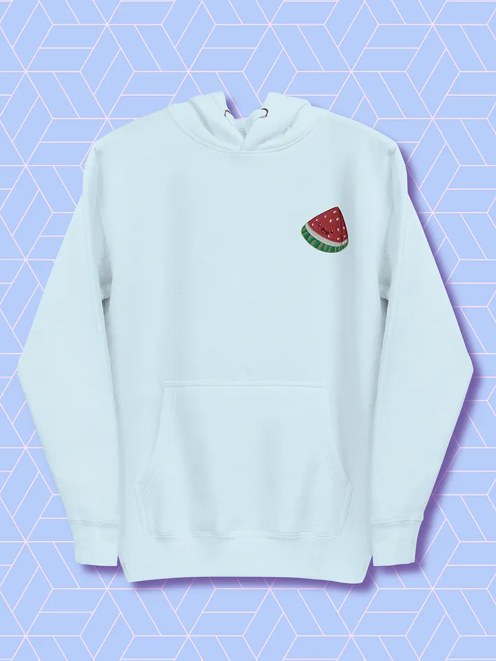 Smiling Watermelon embroidered Unisex Hoodie product image (1)