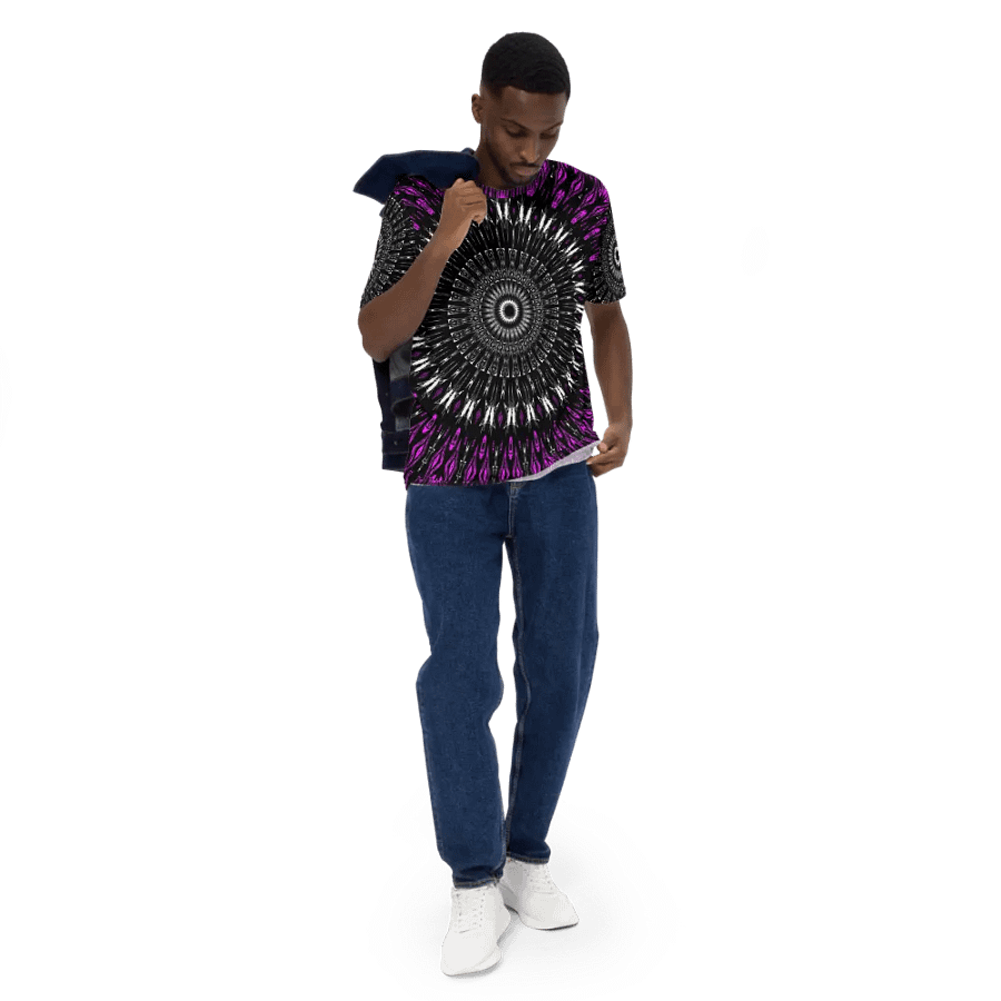 Abstract Mandala Men's Crew Neck T Shirt product image (5)