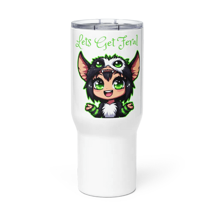 lets get feral 25 oz travel mug with handle product image (2)