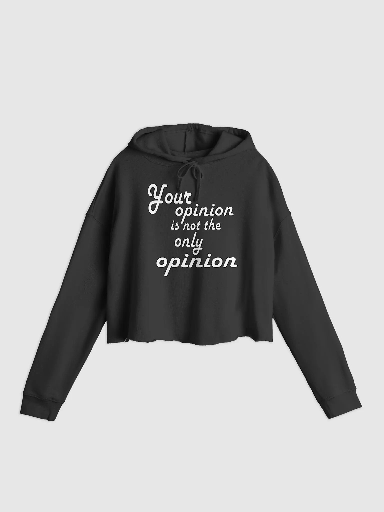 Your Opinion... Independent Trading Co. Women’s Lightweight Cropped Hoodie product image (1)