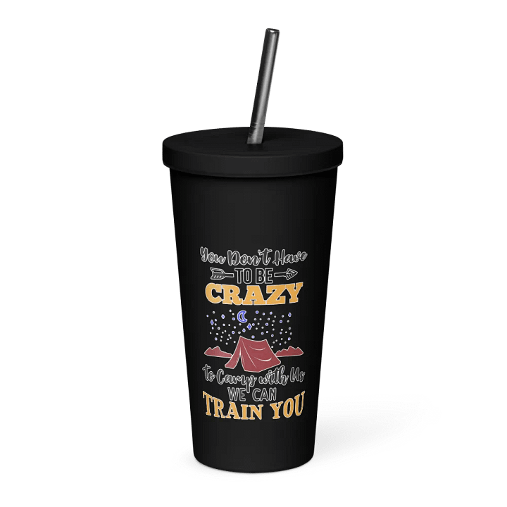 Crazy Camping Insulated Tumbler product image (1)