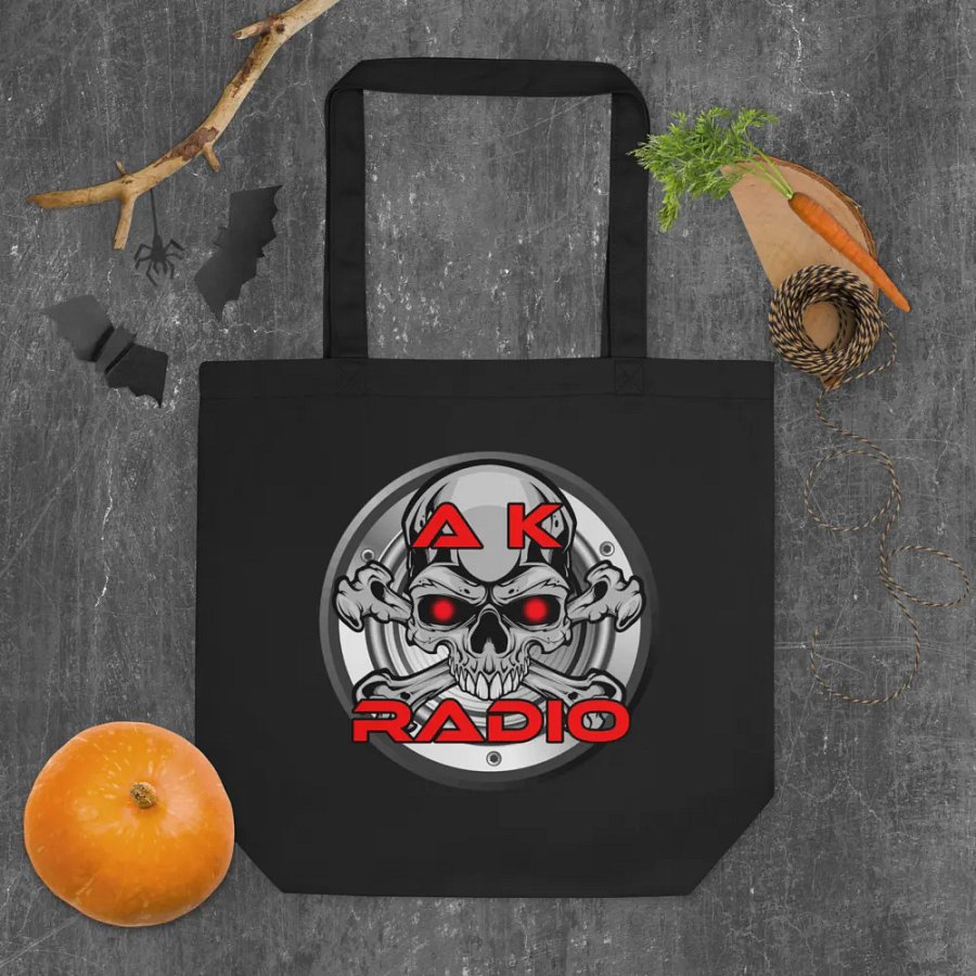 AK RADIO (Speaker & Skull) Tote Bag product image (5)