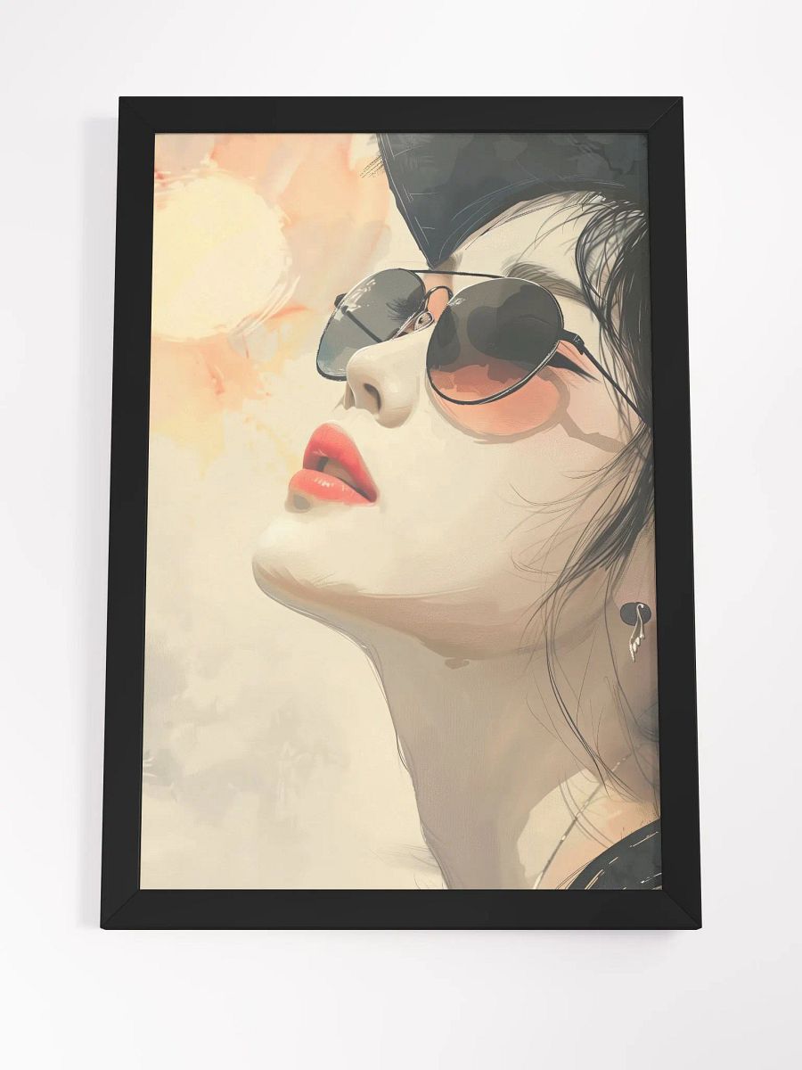 Sun-Kissed Reflections - Pop Art Poster Framed product image (7)