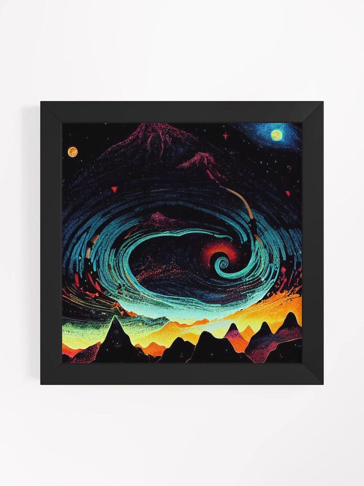 Vibrant Ayous Wood Framed Matte Poster product image (2)