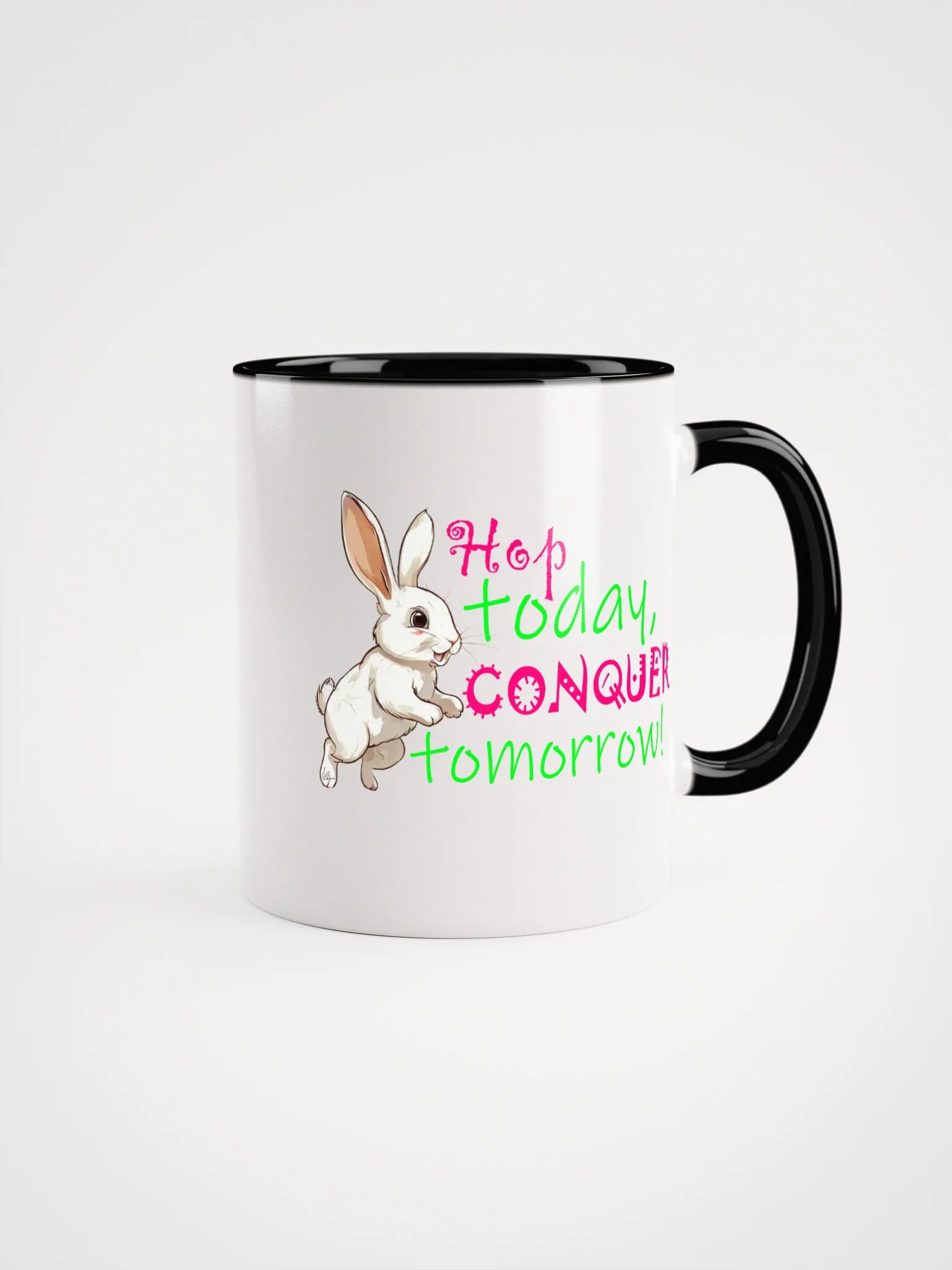 Hop today, conquer tomorrow! COLORED MUG product image (11)