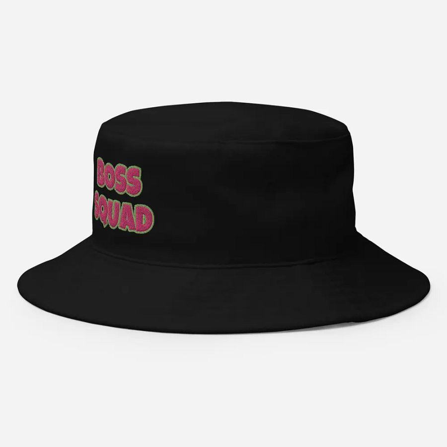 Boss Squad Bucket Hat (Pink & Green) product image (10)