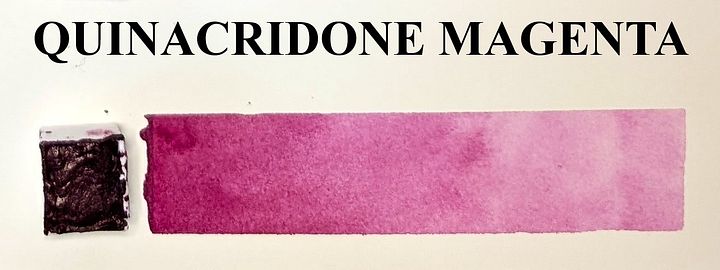 Quinacridone Magenta Water Color Paint Half Pan product image (1)