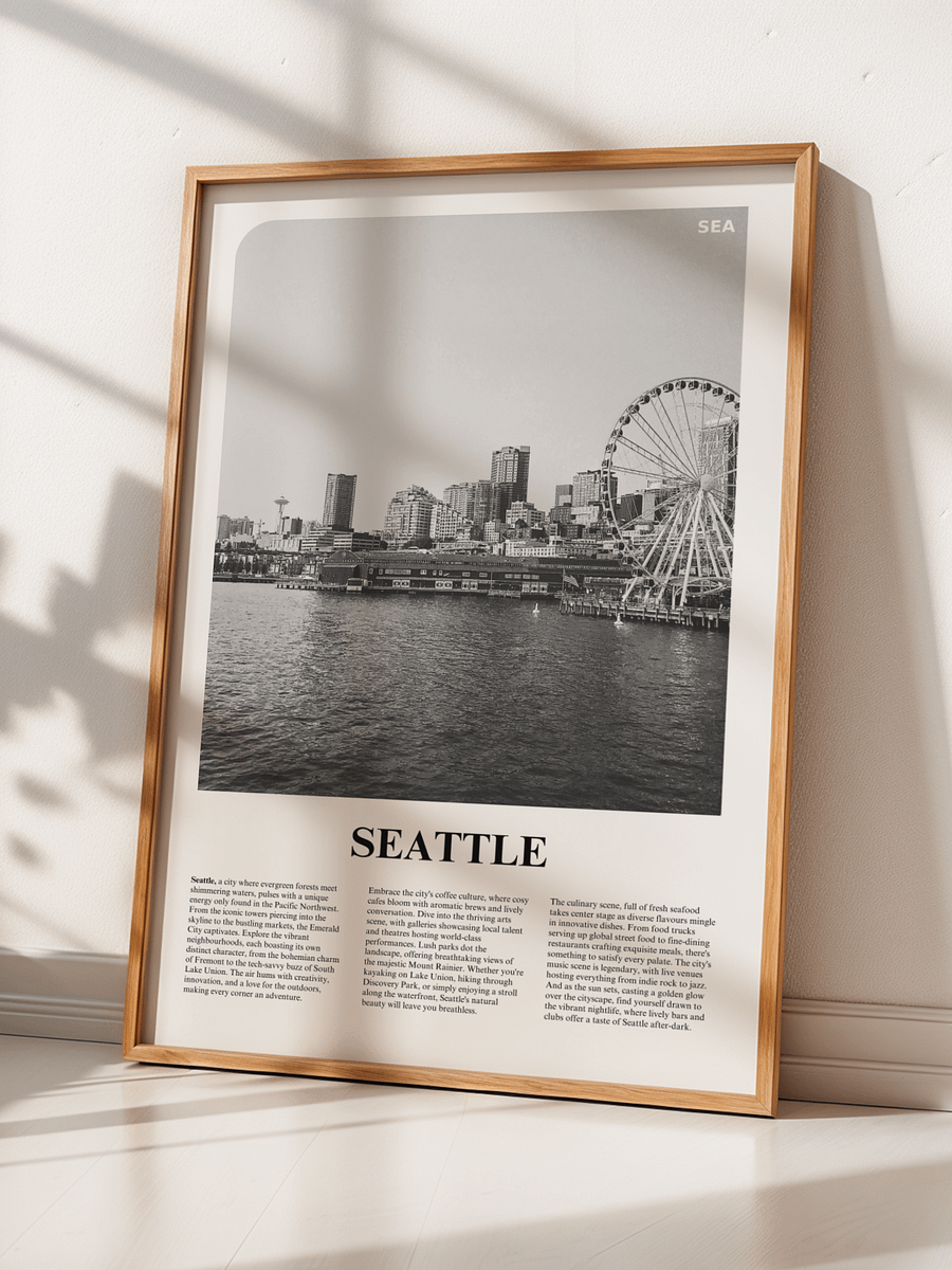 Seattle 03 Newspaper Poster product image (2)