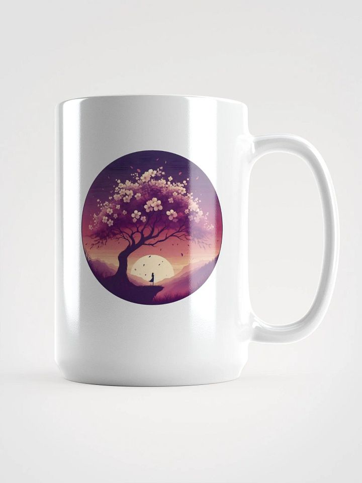 Silhouette Under a Blooming Tree Mug product image (1)