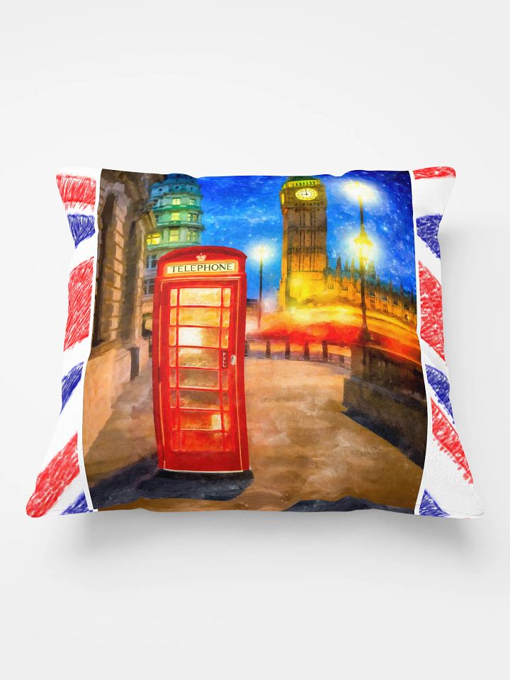 London Under The Stars - British Throw Pillow product image (2)