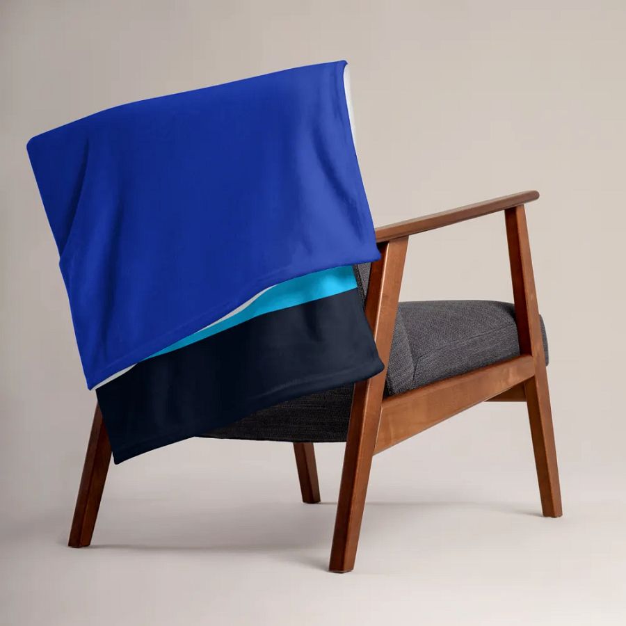 Blue Block Blanket - version 2 product image (3)