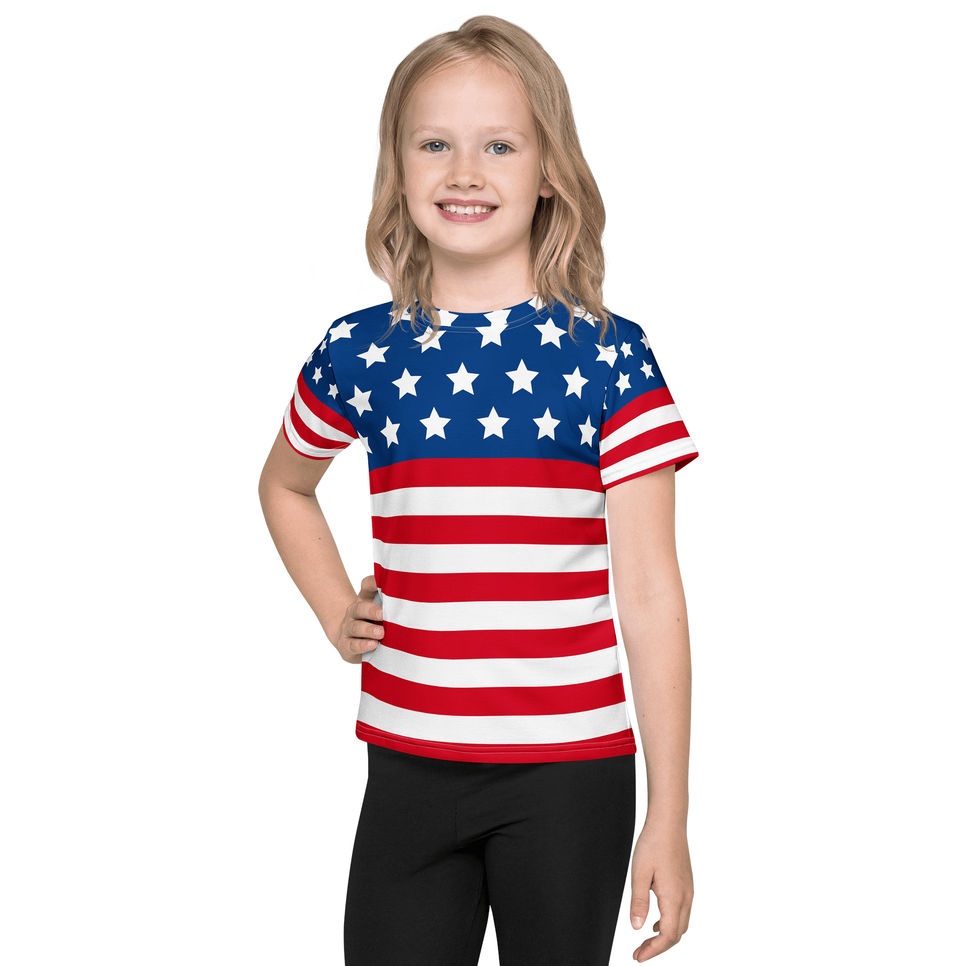 Patriotic Stars & Stripes Kids T-Shirt product image (1)