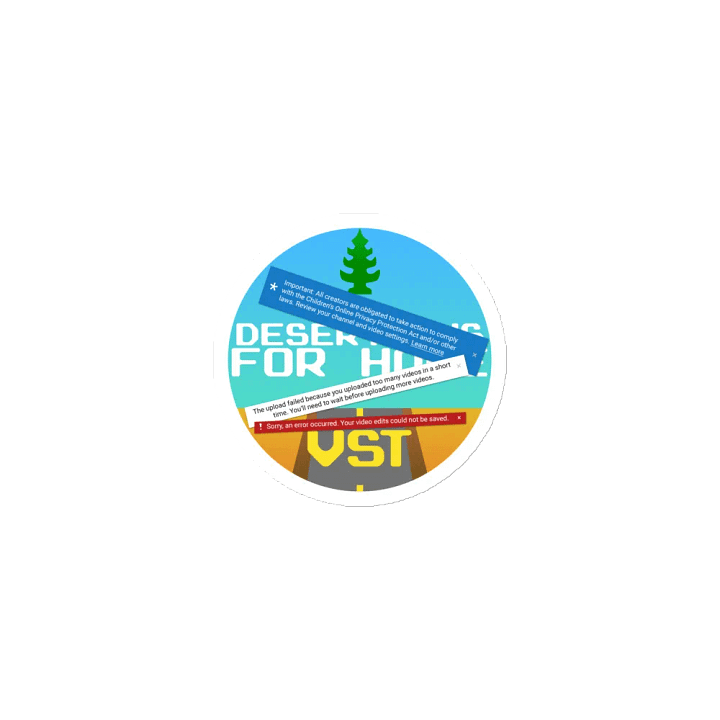 VST Inside Joke Magnet - YouTube Errors product image (1)