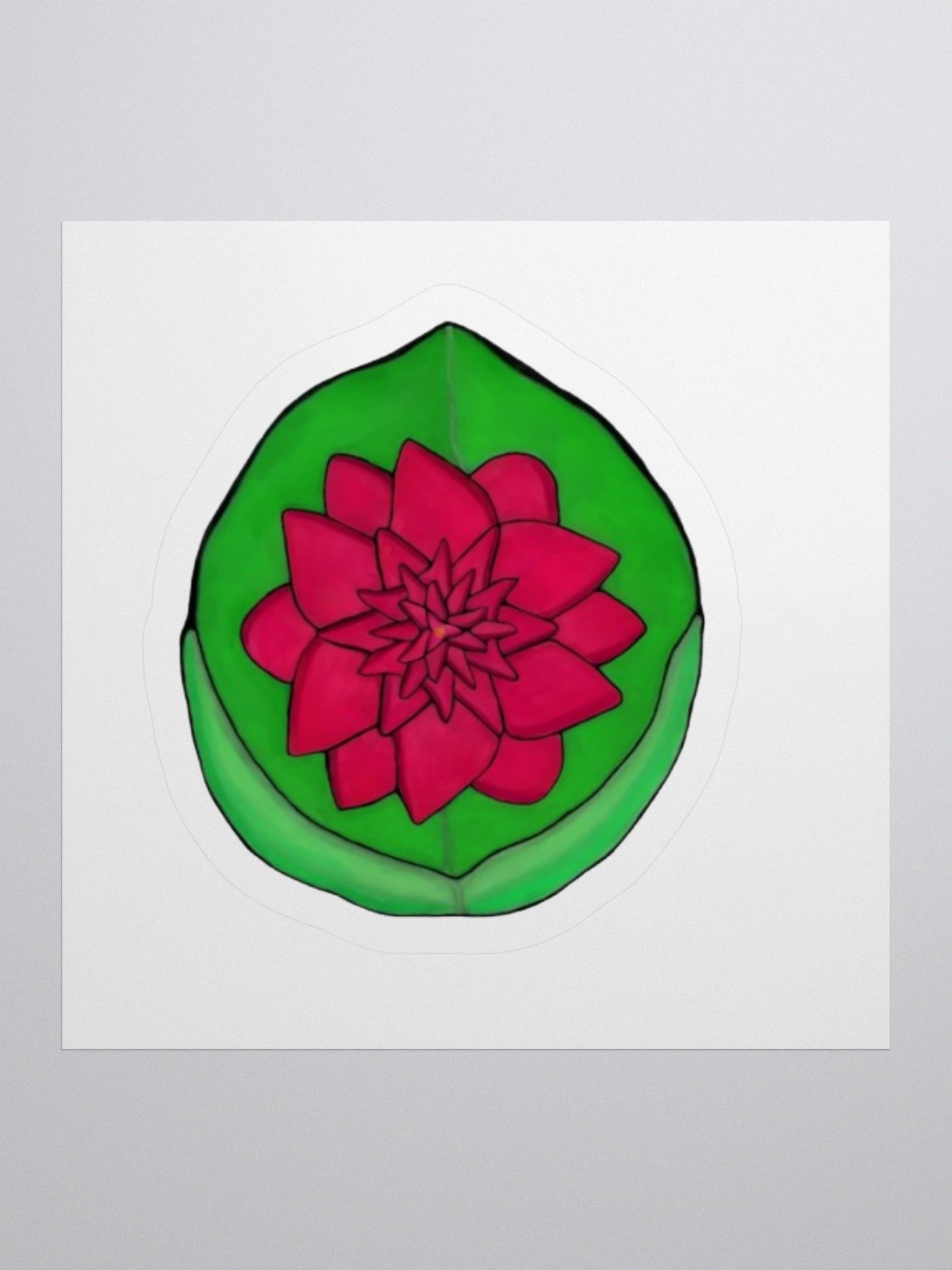 Symmetrical Blossom Kiss Cut Stickers product image (1)
