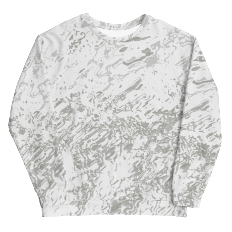 Abstract Pale Marble Effect Design Unisex All Over Print Sweatshirt product image (10)