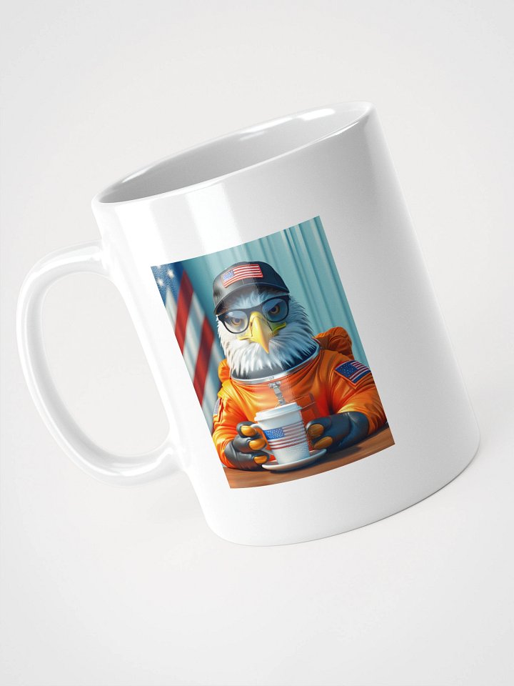Bald Eagle Mars Astronaut Coffee Mug — Karma Omni Hub product image (2)