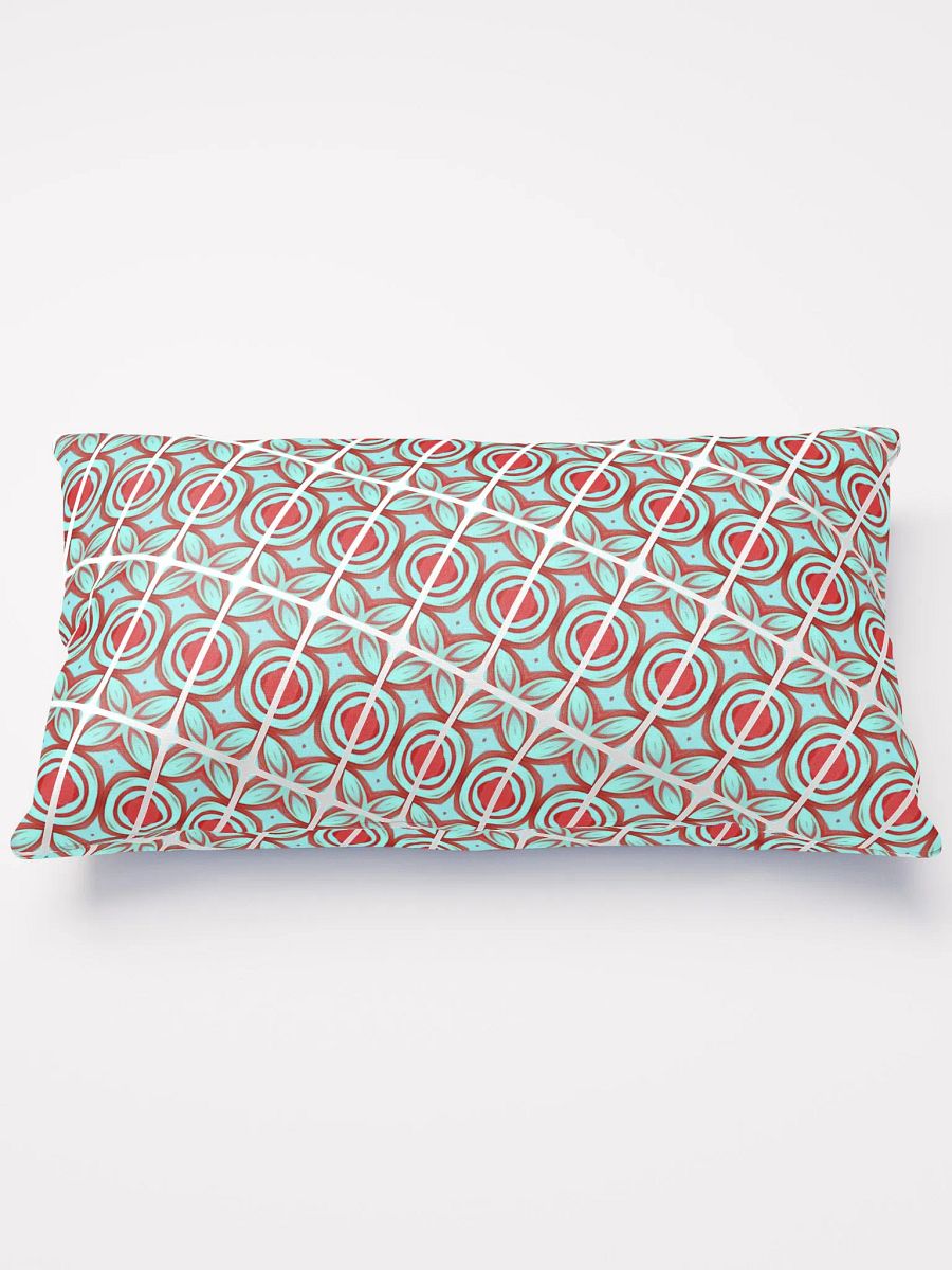 Blue & Red Diagonal Pillow product image (1)