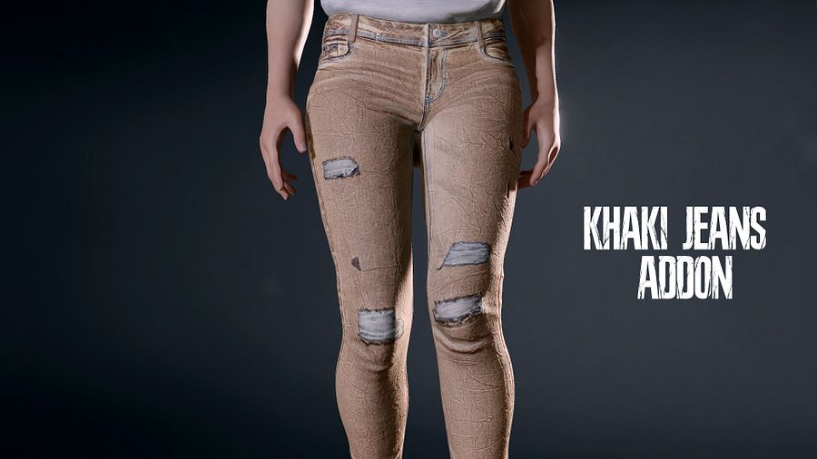 Resident Evil 2 Remake: SB Casual Jeans Mod product image (6)