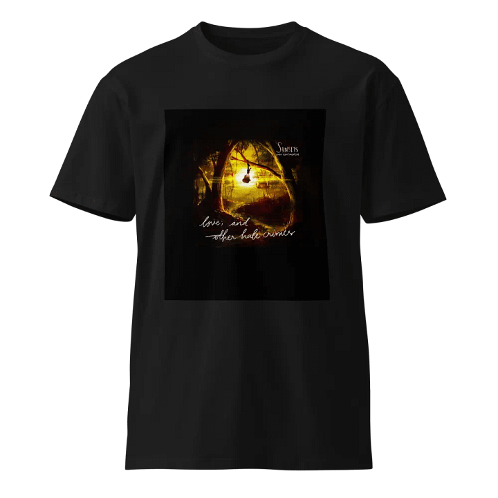 Santorini Sunset Silhouette T-Shirt product image (1)
