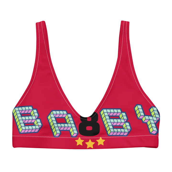 Print Recycled Padded Bikini Top – Swim with Style & Sustainability! product image (1)