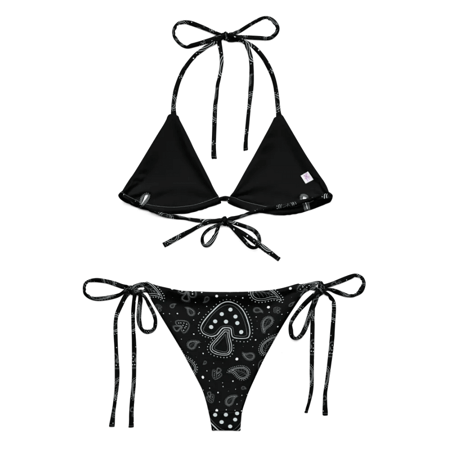 Paisley Mushroom Monochrome Bikini Set product image (10)