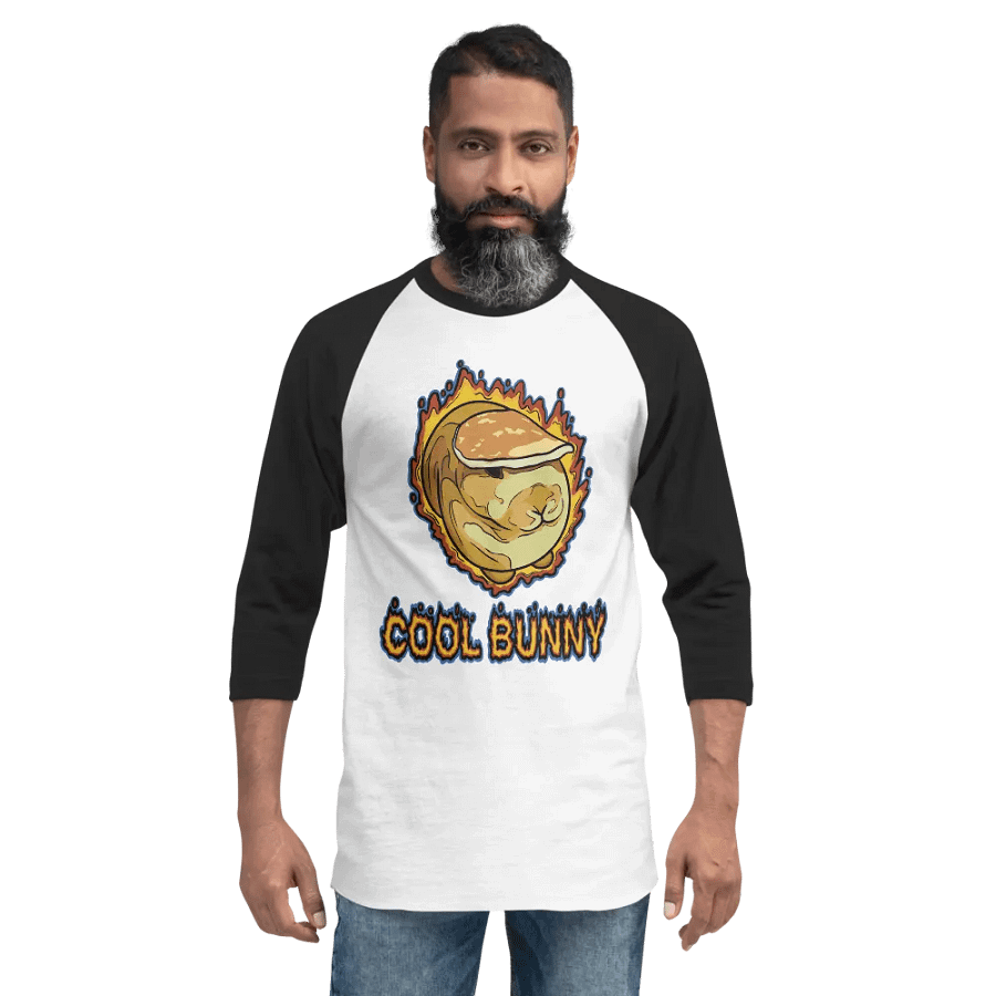 cool bunny raglan product image (2)