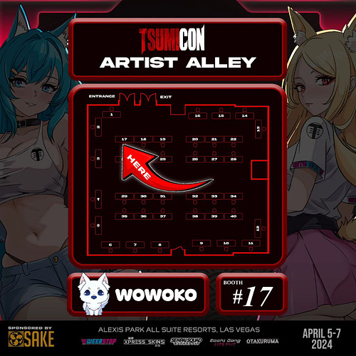 Find us at Tsumicon with our collab partner @mtsugarr for one of the most degenerate designs you'll ever see from WoWoKo, swi...