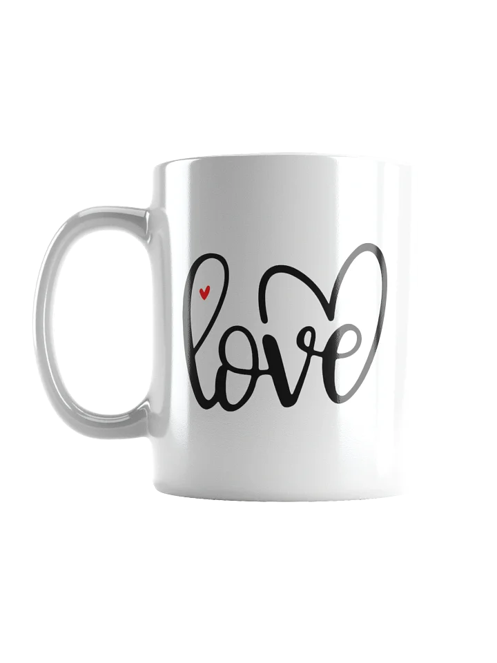 Love in Every Sip White Glossy Mug product image (2)