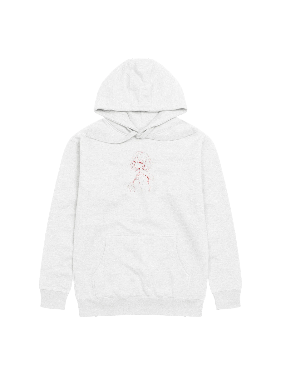 Minimalisitc Anime Center Embroidered Hoodie product image (1)