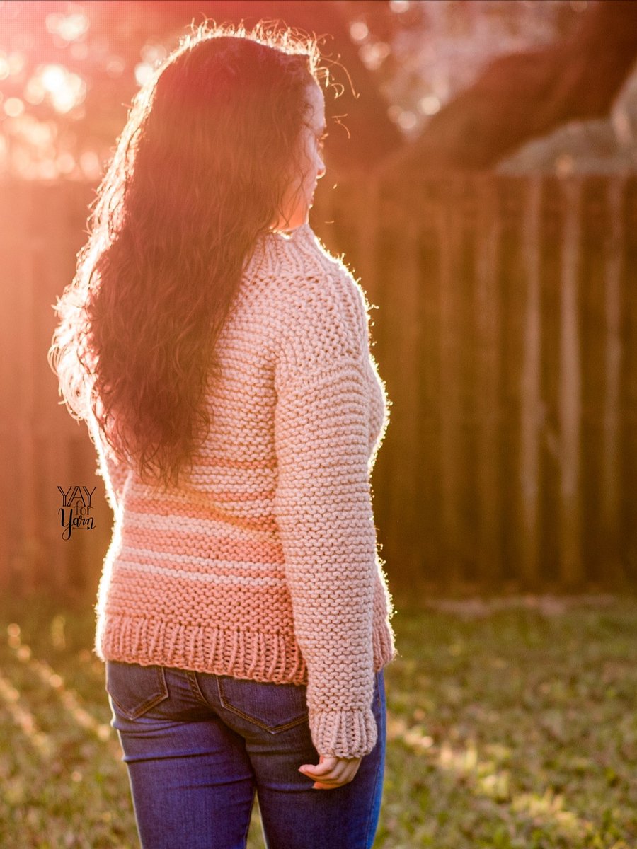 Dip Dye Sweater - PDF Knitting Pattern & Video Tutorial product image (7)