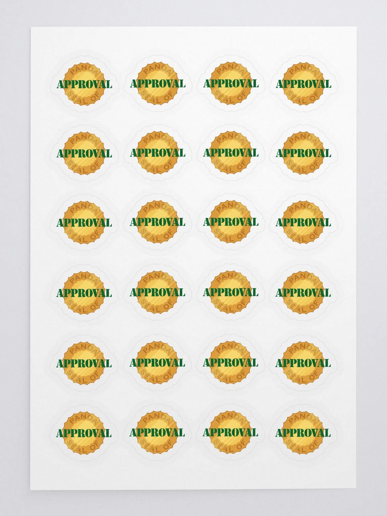 Panda Seal of Approval Sticker Sheet product image (3)