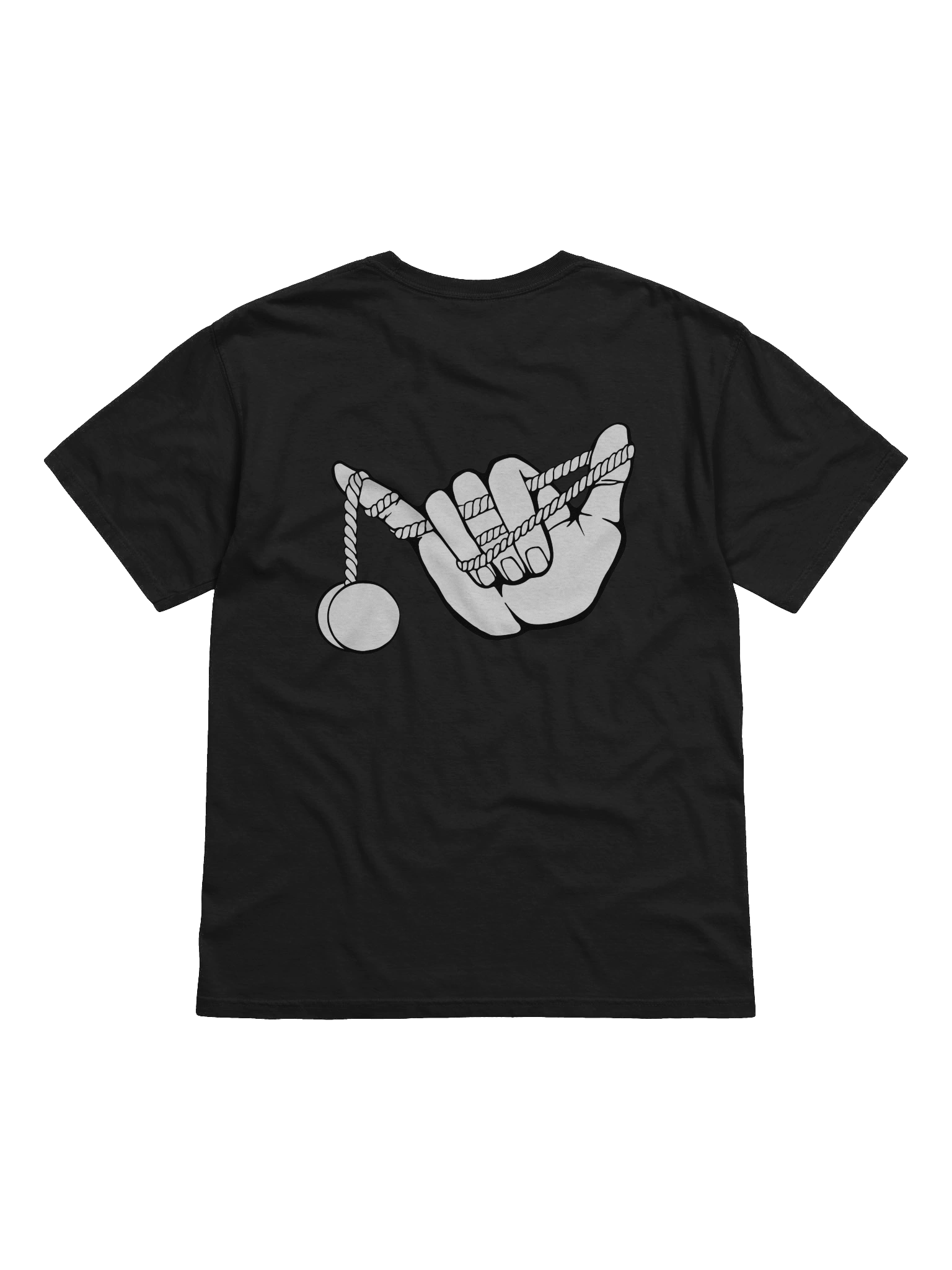 Scrambled String Black Tee product image (2)