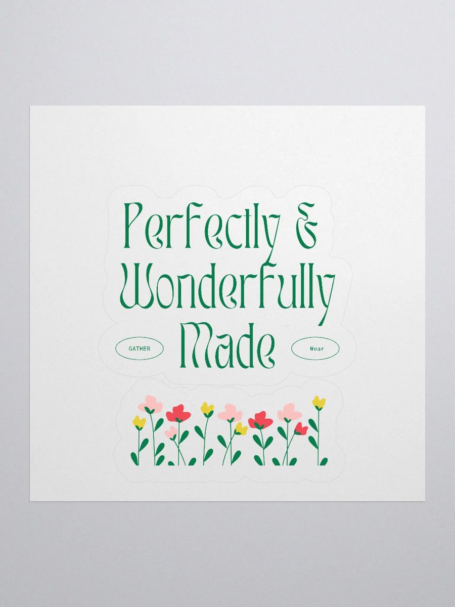 Perfectly & Wonderfully Made Stickers product image (1)