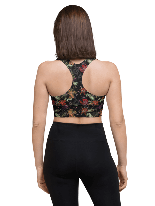 Starry Night | Recycled Longline Sports Bra product image (4)