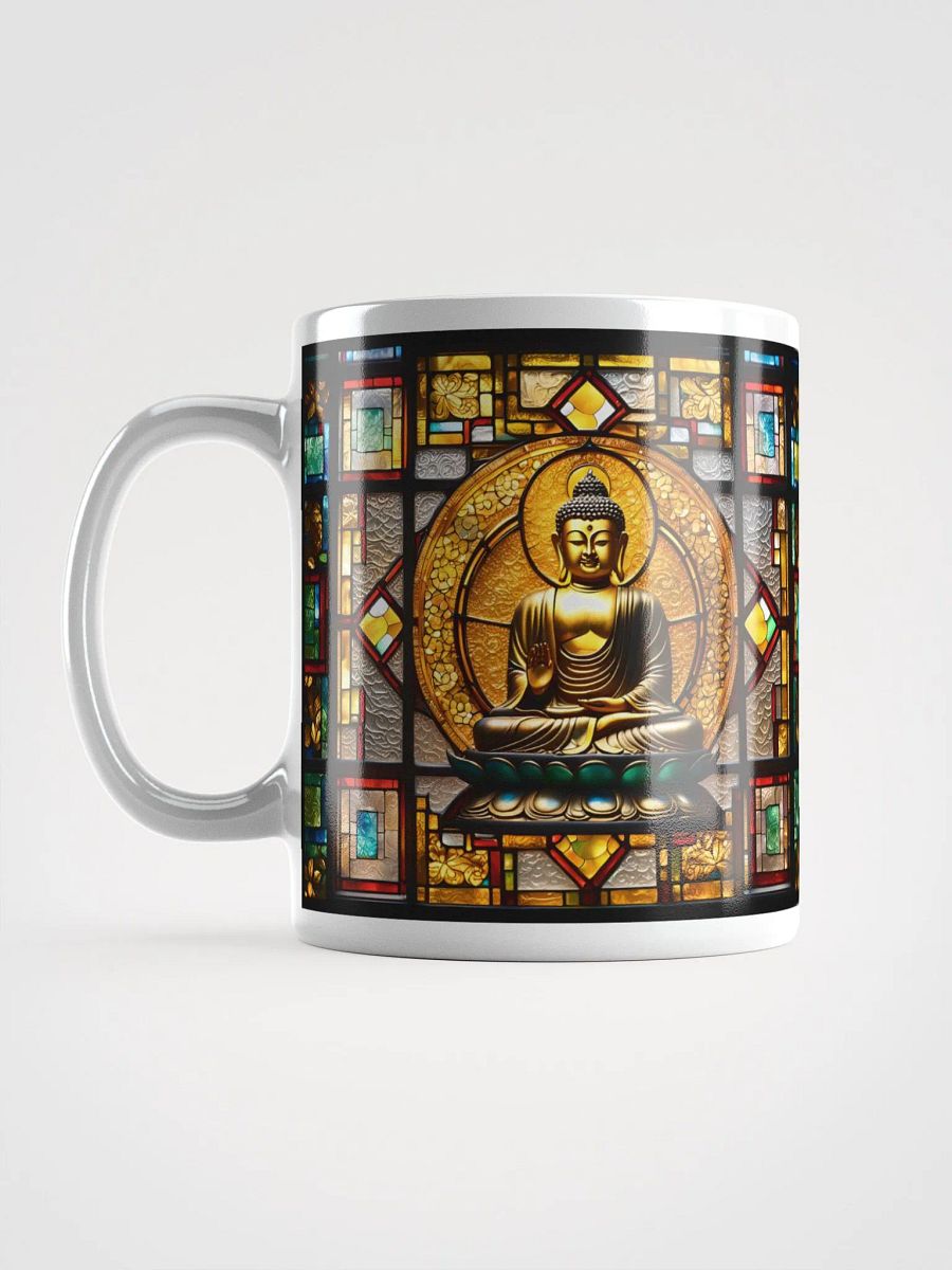 #007 Golden Buddha Stained Glass Mug product image (16)