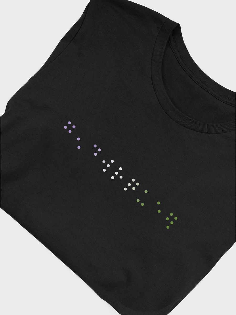 genderqueer contracted braille t-shirt product image (5)
