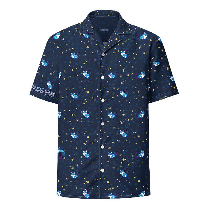 Space Fox Hawaiian Shirt :3 product image (1)