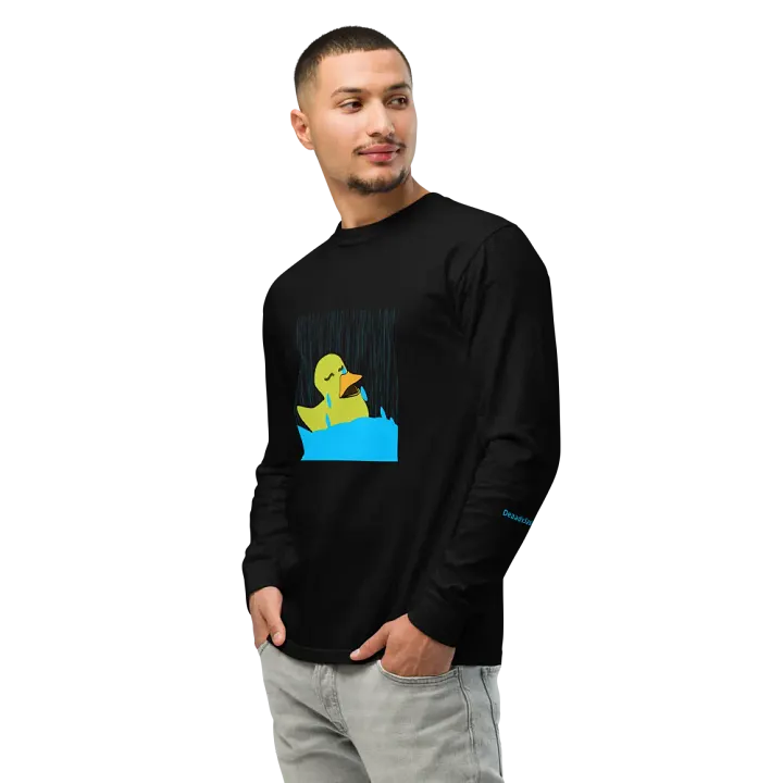 Quackers Cry Comfort Colors Unisex Garment-Dyed Heavyweight Long Sleeve Shirt product image (2)