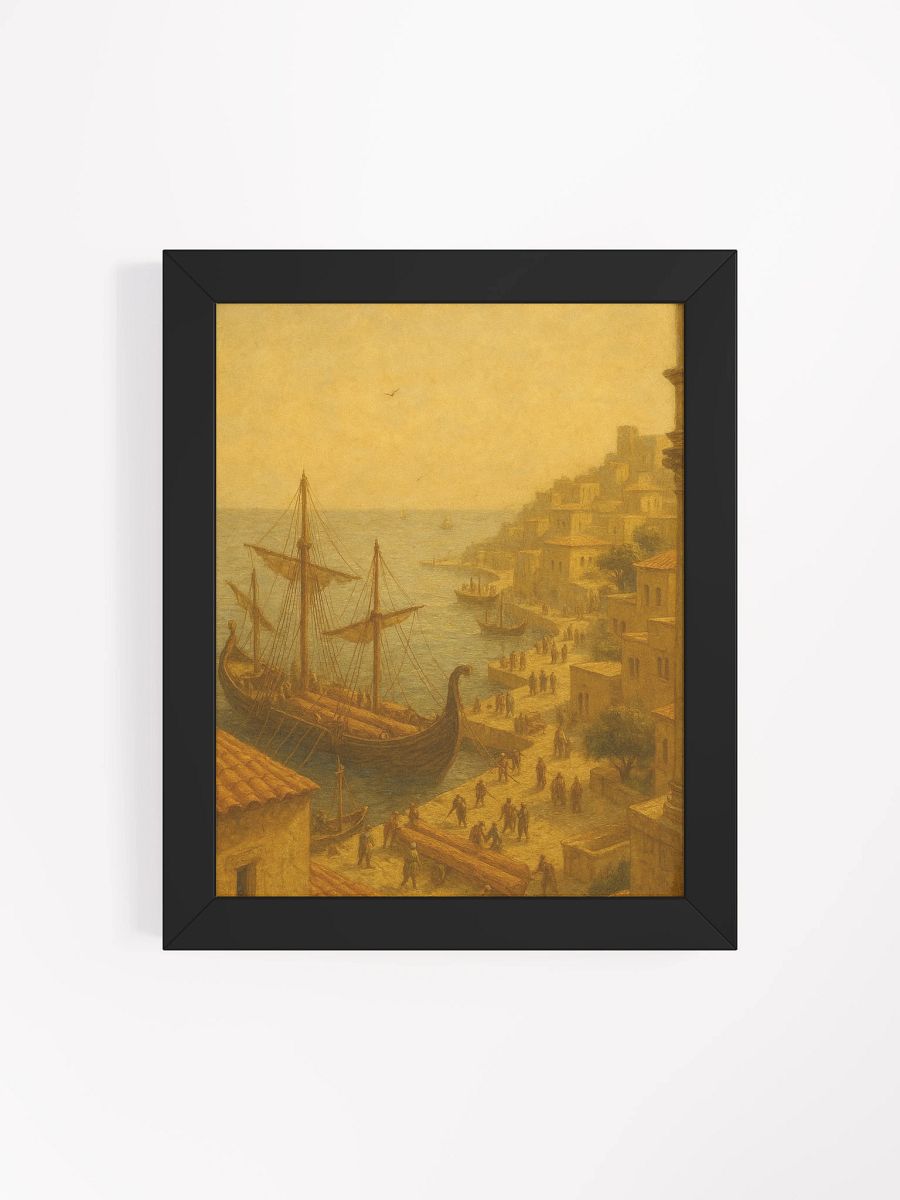 Toward the Open Sea – Framed Matte Print product image (4)