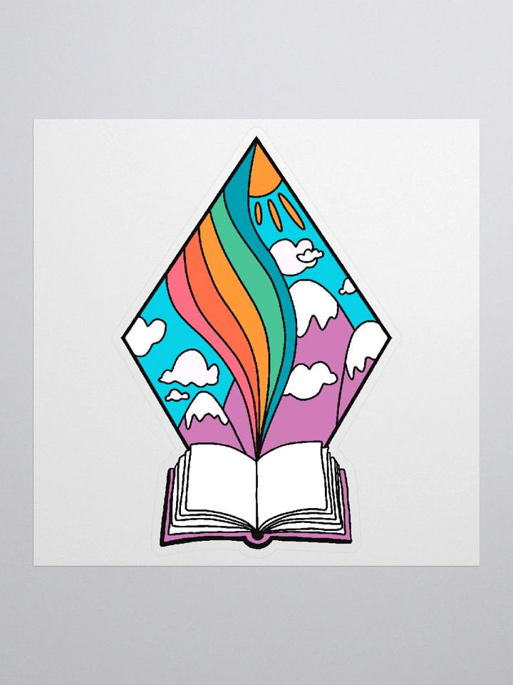 Books Open Your World Up Sticker product image (1)