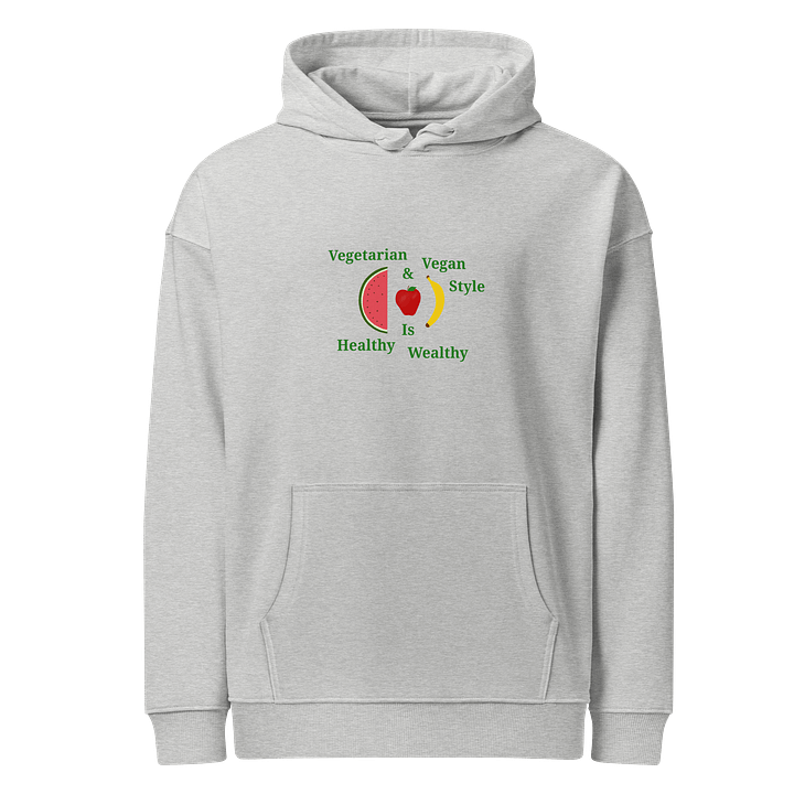 Healthy Wealthy Vibes Organic Hoodie product image (1)