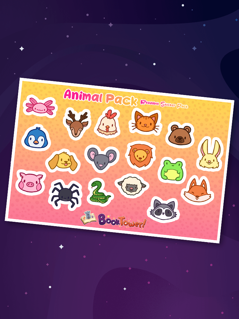 Animals Sticker Pack - Sticker Sheet product image (1)