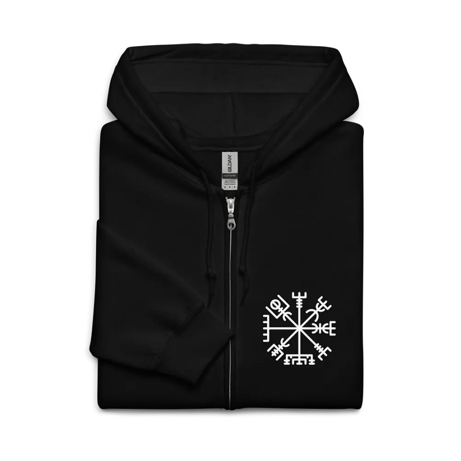 Vegvísir (The Wayfinder) Zip Hoodie product image (17)