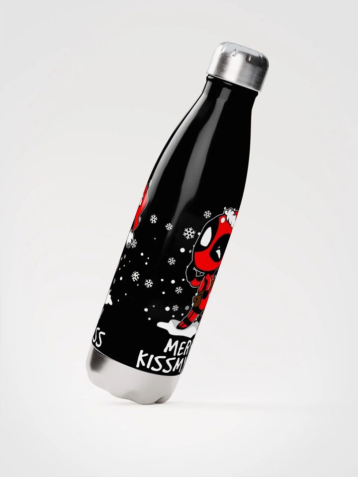 Santa's Secret Message Stainless Steel Water Bottle product image (2)